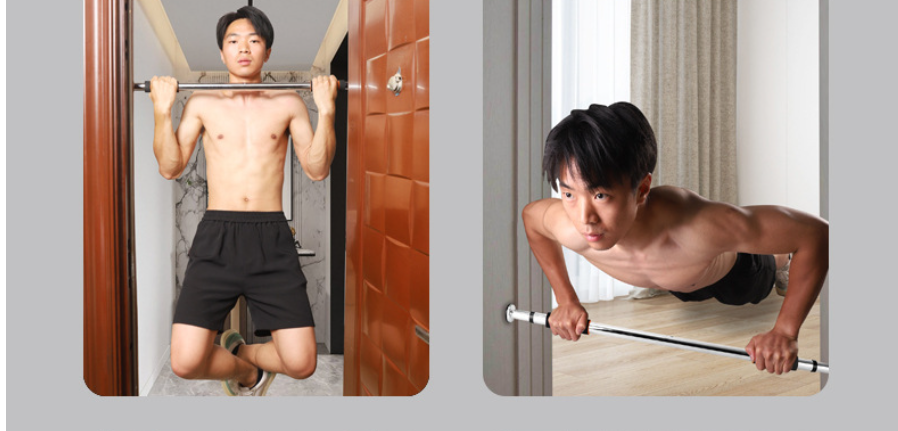 Horizontal bar household indoor door without punching, stretching suspension rod wall, horizontal bar pull up device, fitness equipment