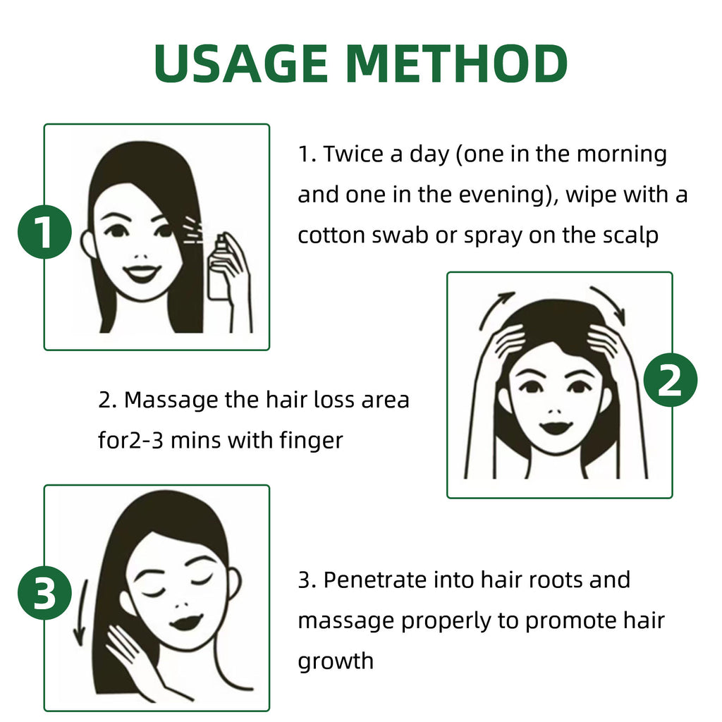 Ginseng Hair Growth Liquid, Ginseng Essence Moisturizes Hair, Hair Prevents Loss And Care Hair Growth Spray
