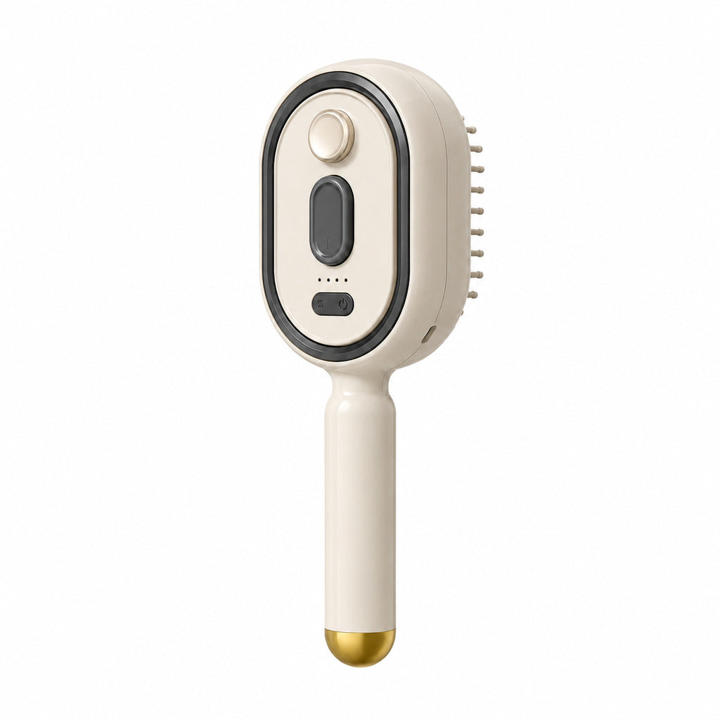 Electric spray massage comb